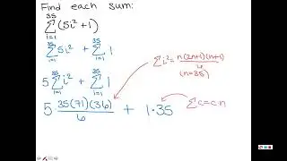 Area and Summation Notation