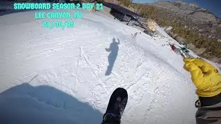 SNOWBOARD SEASON 2 DAY 11 || LEE CANYON, NV || POV