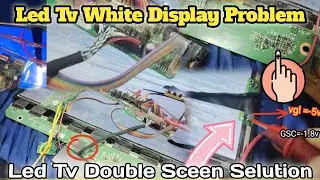 Panel Virtical Bar Problem/Led Tv Display White Problem/Display Panel Repairing#ledtv#panel#display