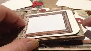 Scraps from Stamperia's Forest into Cascading TR Album