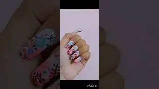 water Decals Nail Art🫧#nail #nailextension #nailartdesigns #waterdecals #nailart