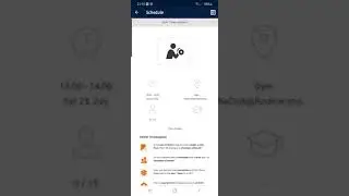 Mobile app booking a Gym session