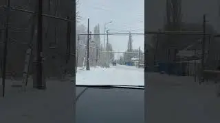Kazakhstan road trip.Beyond Almaty.Дороги в поселке Фабричный.Зима 2024. #winter #roads #kazakhstan