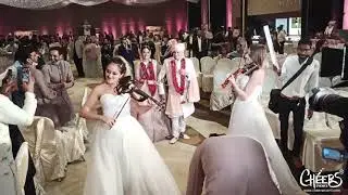New International Musicians Duo Violin Couple Bride Groom Wedding Reception Walking Entry Concepts