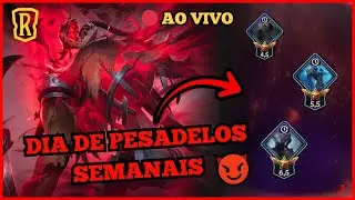 🔴 AO VIVO: REALIZANDO OS PESADELOS SEMANAIS | LEGENDS OF RUNETERRA 😈