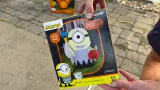 Minion Stuart Ghost Airblown Inflatable Halloween 2025 unboxing
