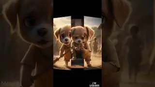 A cute small puppy with human-like standing postures #shorts #animals