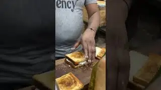 Malai Sandwich🤍#malai #malaisandwich#streetfoodindia #streetfoods#streetfoodlover#kolkatastreetfood