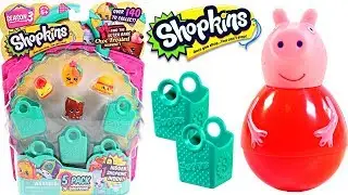 Mejores Videos Para Ni&ntilde;os - Peppa Pig Weebles Shopkins 5 Pack Fun Videos For Children