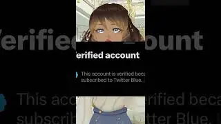 Real vs FAKE! Twitter Blue Checkmark #shorts #vtuber #twitter #bluecheck