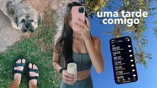 rotina da tarde produtiva - academia e estudos🌷