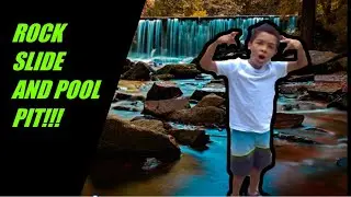 Rock Slide and Natural Swimming Pool!!  Georgia Boys