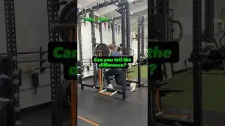 Can you tell the difference in force demand between the two split squats?