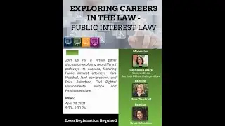 Exploring Careers   Public Interest Law   April 2021