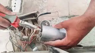 window ac capacitor wiring of fan motor|motor capacitor ki wiring|Urdu/Hindi