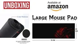 WATER PROOF MOUSE PAD XXL || UNBOXING || REVIEW || MINI GEAR HACKS .
