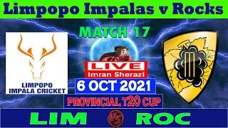 Live CSA Provincial T20 Cup 2021 | LIM vs ROC | Limpopo Impalas vs Rocks | Hindi Commentary