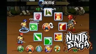Ninja Saga Mobile - Hunting House - All Rank B Bosses - Hard Mode - Offline RPG Android Gameplay