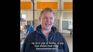 Mads &ndash; glarmester &ndash; deltager ved DM i Skills 2022