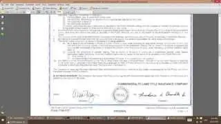Hidden Ink shows up in Title Policy tied to Ag Dept Washington DC