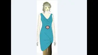 GERBER CAD pattern drafting  cowl Neck top & Twist 카울 넥크 탑 밑단 트위스트 꼬임 원피스