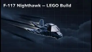 LEGO F-117 Nighthawk &mdash; Full Build Timelapse + Parts List