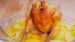 Una Lata de CERVEZA es cuanto necesitas para lograr un pollo al horno JUGOSISIMO