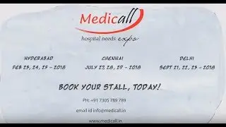 Medical Device Exhibition 2018 - Medicall - Hyderabad
