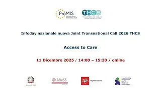 Infoday nazionale Joint Transnational Call 2026 THCS 