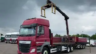 New In Stocklist: DAF CF 460 *EURO 6* SPACE CAB 6X2 BRICK GRAB DRAWBAR OUTFIT &ndash; 2015 &ndash; PN65 PGF