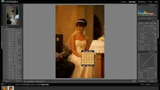 White Balance in Lightroom 3 tutorial for wedding dress