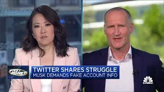 Twitter shares under pressure as Elon musk makes new push for spam account information