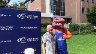 Clayton State President Dr. Tim Hynes Takes the ALS Ice Bucket Challenge!