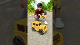 Big Size RC Yellow Mahindra Thar Review and Testing 🤪