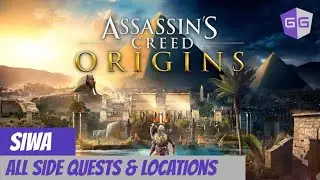 Assassin's Creed Origins: SIWA [ALL Side Quests & Locations 🔥] Gameplay