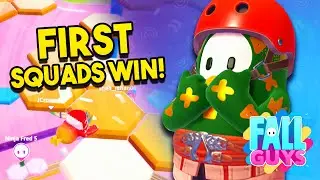 FIRST SQUADS WINS IN FALL GUYS!
