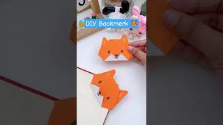 Try this Super Easy Fox Bookmark ideas from Paper #diy #craft #shorts #bookmark   #trendingshorts