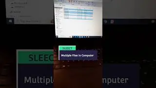 Select Multiple Files in Laptop #computer