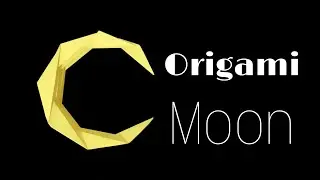 Origami Moon | How to Make Paper Moon | Paper Moon | Origami for Kids | Paper Folding