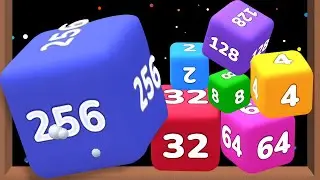 2048 Stack - 2048 Куб или 2048 Желе? Стреляйте по NumberBlocks, Объединяйте 3D-игру