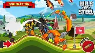 [Hills Of Steel] Xe Tăng Atlas Max Level| 2vs2 Tanks Domination| Hoạt H&igrave;nh Xe Tăng
