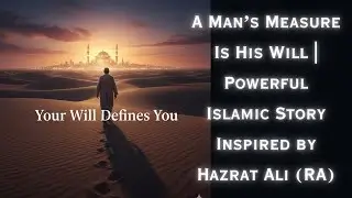 A Man&rsquo;s Measure Is His Will | Powerful Islamic Story Inspired by Hazrat Ali (RA) #deeninminute,