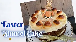 SIMNEL CAKE - EASTER CAKE || chelzvlogs