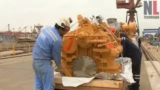 Big ship making process  with big machinery