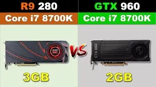R9 280 VS GTX 960 New Games Benchmarks