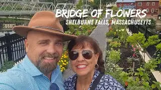 Amazing Bridge of Flowers in Shelburne Falls, Massachusetts! Must see tourist attraction!