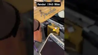 Welcoming back amp tech Mike and loving the 1963 vintage musicmaster and champ amp