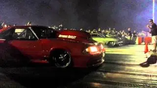 Nitrous mustang taps wall at No Prep Armageddon
