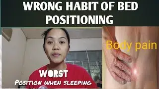 PROPER POSITION OF SLEEP WHEN HAVING NECK PAIN AND BACK PAIN
