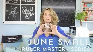 Gina Perkes Designs - June Small  Ruler Quilting Tutorial - Ruler mastery series month 8/10